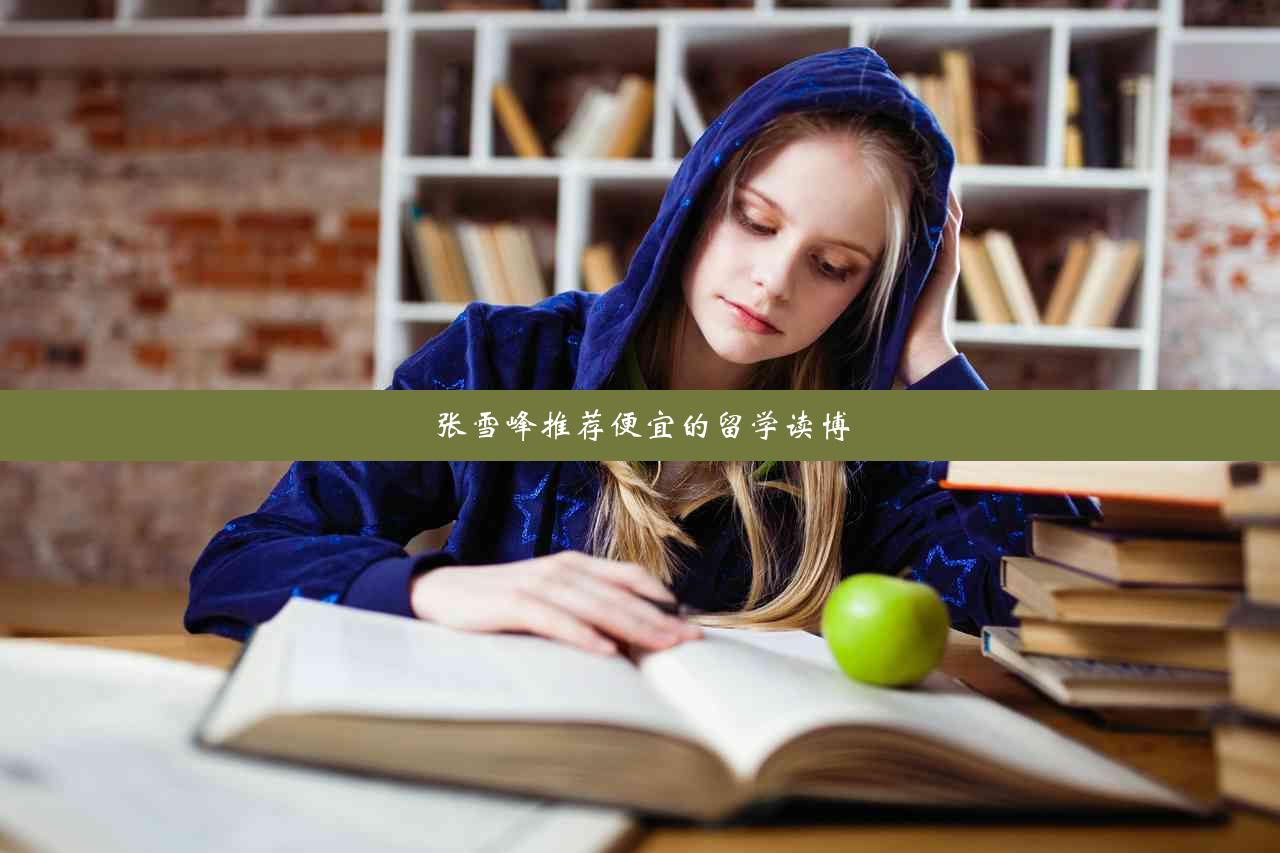 张雪峰推荐便宜的留学读博