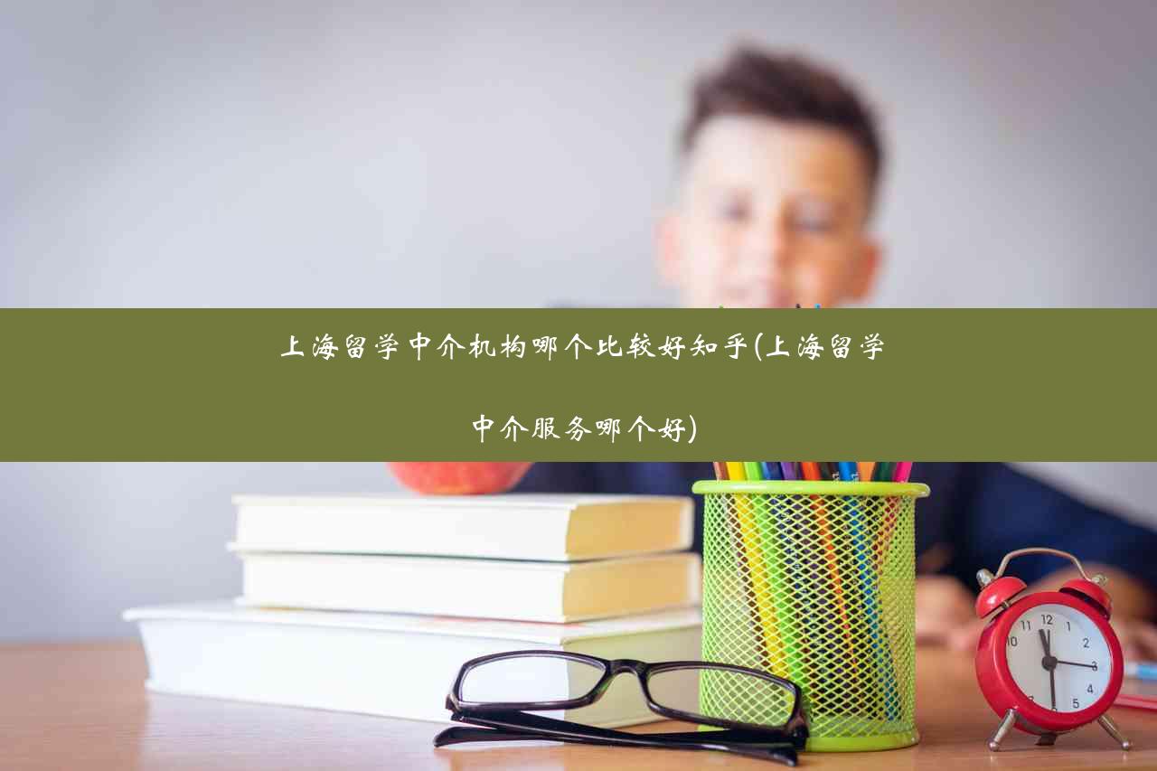 上海留学中介机构哪个比较好知乎(上海留学中介服务哪个好)