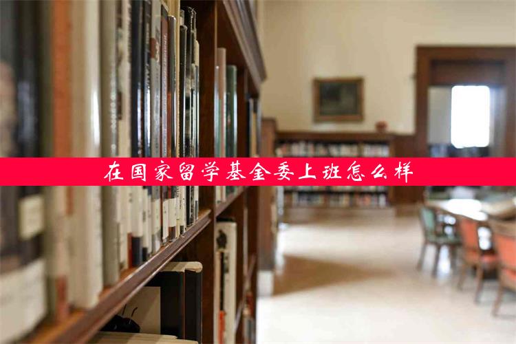 在国家留学基金委上班怎么样