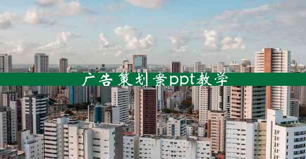 广告策划案ppt教学