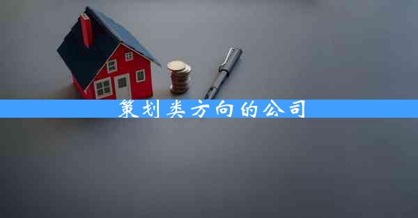 策划类方向的公司