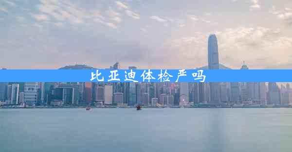 比亚迪体检严吗