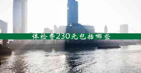 体检费230元包括哪些