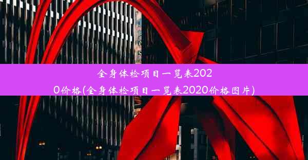 全身体检项目一览表2020价格(全身体检项目一览表2020价格图片)