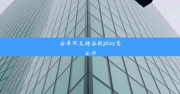 安卓不支持谷歌play怎么办