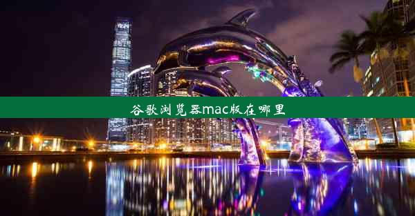 谷歌浏览器mac版在哪里