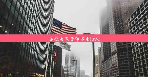 谷歌浏览器弹不出java