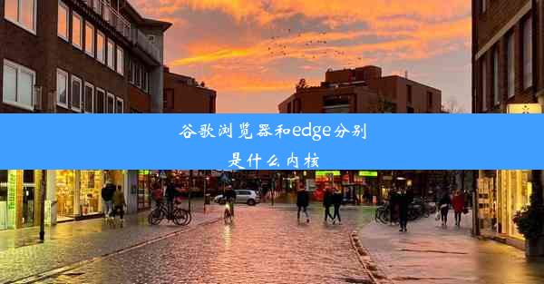 谷歌浏览器和edge分别是什么内核