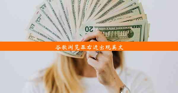 谷歌浏览器右边出现英文