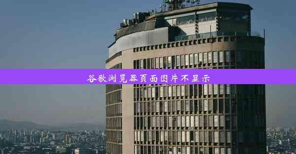 谷歌浏览器页面图片不显示