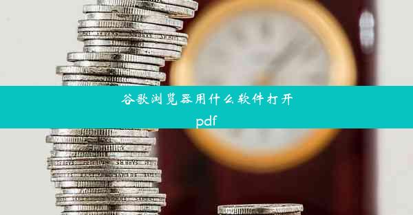 谷歌浏览器用什么软件打开pdf