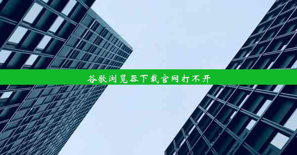 谷歌浏览器下载官网打不开