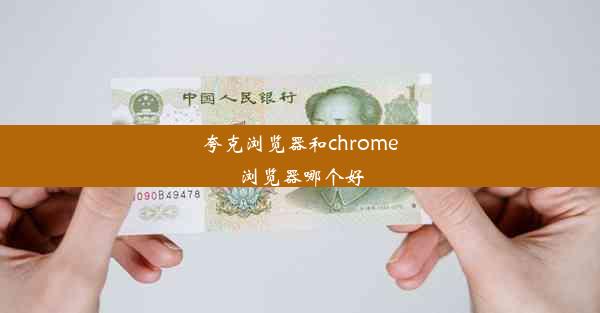 夸克浏览器和chrome浏览器哪个好