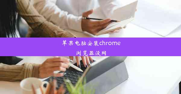 苹果电脑安装chrome浏览器没网