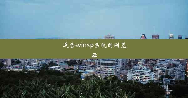 适合winxp系统的浏览器