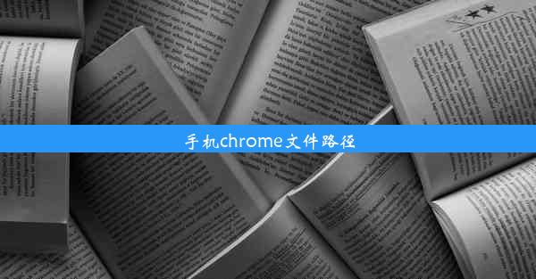 手机chrome文件路径