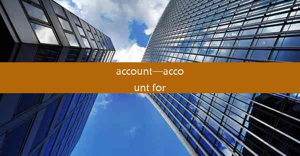 account—account for