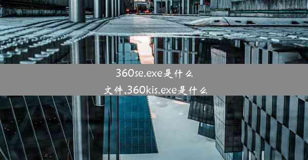 360se.exe是什么文件,360kis.exe是什么