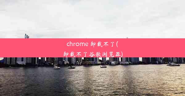 chrome 卸载不了(卸载不了谷歌浏览器)