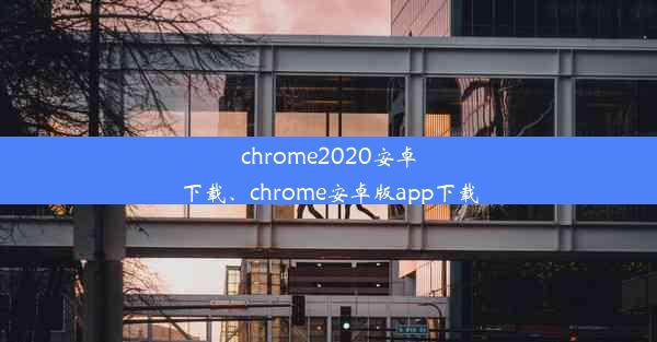 chrome2020安卓下载、chrome安卓版app下载