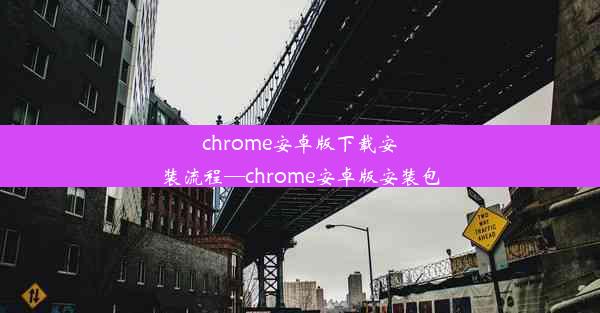 chrome安卓版下载安装流程—chrome安卓版安装包