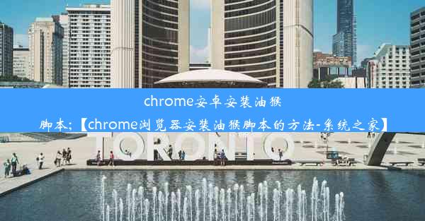 chrome安卓安装油猴脚本;【chrome浏览器安装油猴脚本的方法-系统之家】