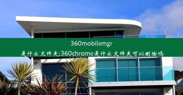 360mobilemgr是什么文件夹;360chrome是什么文件夹可以删除吗