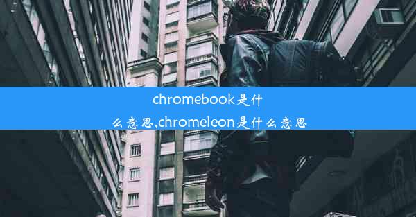 chromebook是什么意思,chromeleon是什么意思