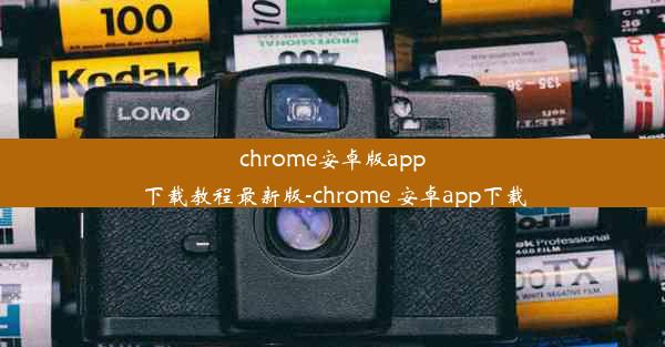 chrome安卓版app下载教程最新版-chrome 安卓app下载