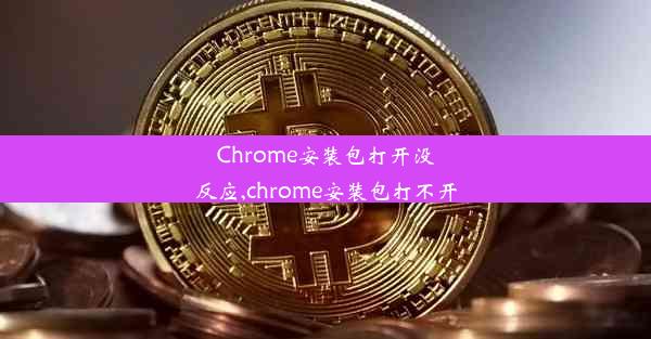 Chrome安装包打开没反应,chrome安装包打不开