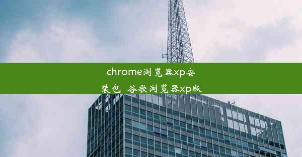 chrome浏览器xp安装包_谷歌浏览器xp版