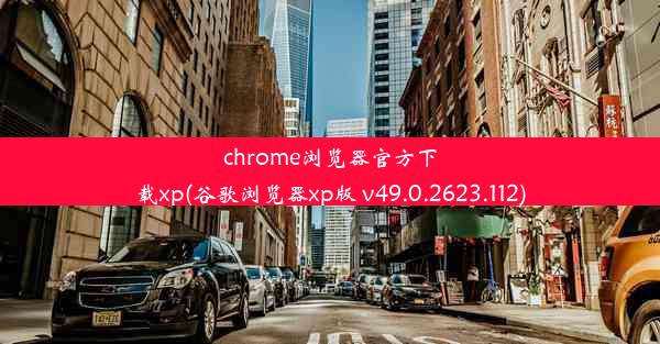 chrome浏览器官方下载xp(谷歌浏览器xp版 v49.0.2623.112)