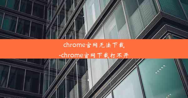 chrome官网无法下载-chrome官网下载打不开