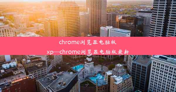 chrome浏览器电脑版xp—chrome浏览器电脑版最新