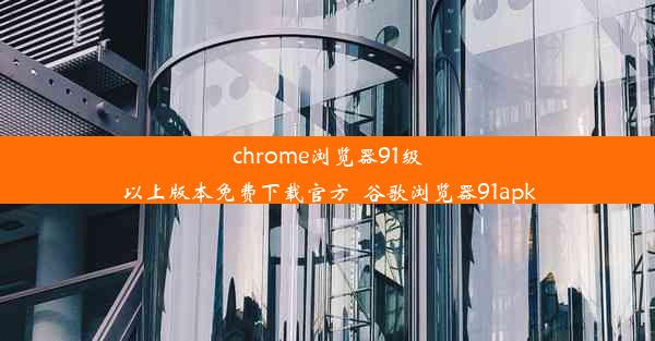 chrome浏览器91级以上版本免费下载官方_谷歌浏览器91apk