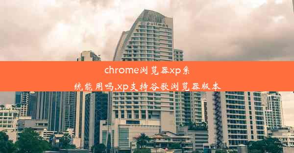 chrome浏览器xp系统能用吗,xp支持谷歌浏览器版本