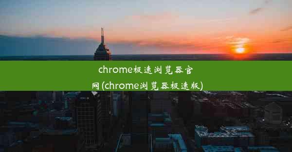 chrome极速浏览器官网(chrome浏览器极速版)