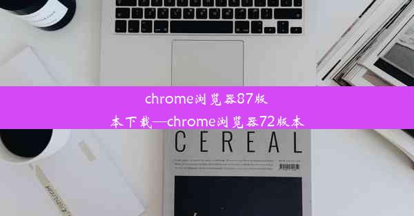 chrome浏览器87版本下载—chrome浏览器72版本