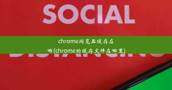 chrome浏览器缓存在哪(chrome的缓存文件在哪里)