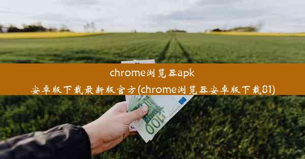 chrome浏览器apk安卓版下载最新版官方(chrome浏览器安卓版下载81)