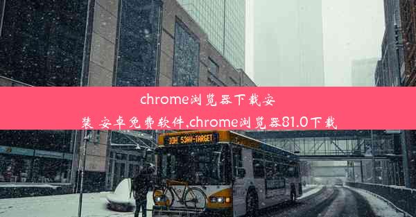 chrome浏览器下载安装 安卓免费软件,chrome浏览器81.0下载