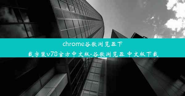 chrome谷歌浏览器下载字装v78官方中文版-谷歌浏览器 中文版下载