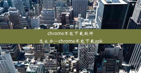 chrome不能下载软件怎么办—chrome不能下载apk