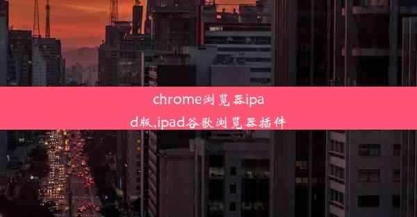 chrome浏览器ipad版,ipad谷歌浏览器插件