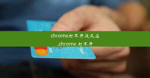 chrome打不开没反应,chrome 打不开