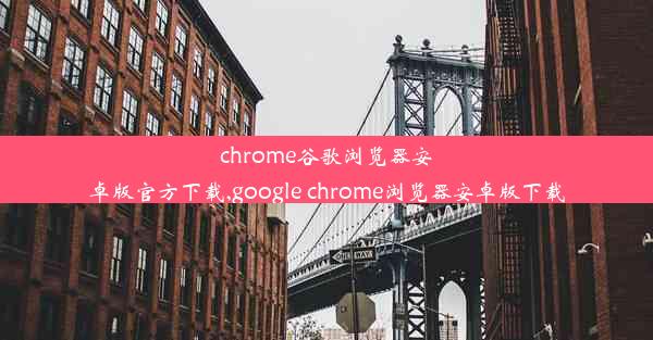 chrome谷歌浏览器安卓版官方下载,google chrome浏览器安卓版下载