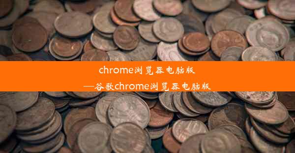 chrome浏览器电脑版—谷歌chrome浏览器电脑版