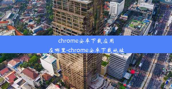 chrome安卓下载应用在哪里-chrome安卓下载地址