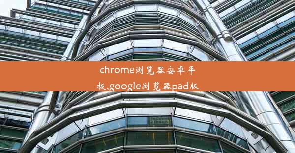 chrome浏览器安卓平板,google浏览器pad版