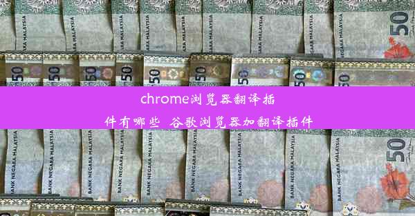 chrome浏览器翻译插件有哪些_谷歌浏览器加翻译插件